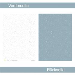 Pastellblau Doodletupfen - Designpapier